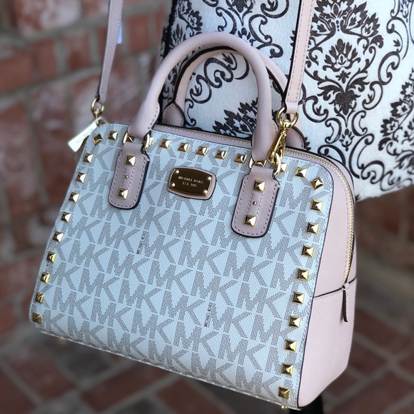 Michael kors Small sandrine studded satchel bag - Picture 2 of 8